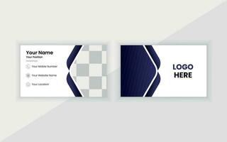 Modern Creative Vector Business Card Design Template