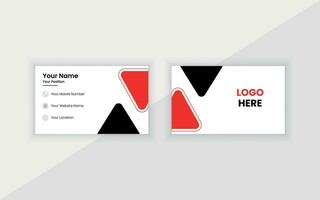 Modern Creative Vector Business Card Design Template