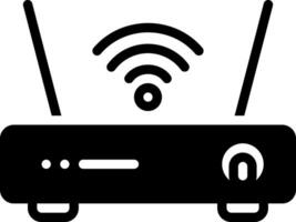 solid icon for broadband vector