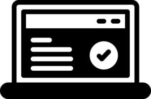 solid icon for completing vector