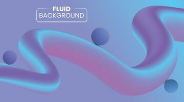 Gradient Fluid Background Realistic Abstract Fluid Background vector