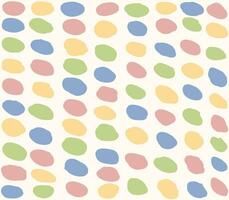 Drawn circles pattern texture. Doodle organic shapes.Trendy simple design in retro style. vector