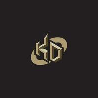 KO initials concept logo professional design esport gaming vector