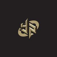 YZ initials concept logo professional design esport gaming vector