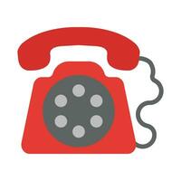 Telephone Vector Flat Icon For Personal And Commercial Use.