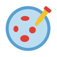 Petri Dish Vector Flat Icon For Personal And Commercial Use.