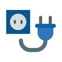 Wall Plug Vector Flat Icon For Personal And Commercial Use.
