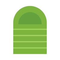 Sleeping Bag Vector Flat Icon For Personal And Commercial Use.