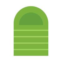 Sleeping Bag Vector Flat Icon For Personal And Commercial Use.