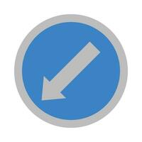 keep Right Vector Flat Icon For Personal And Commercial Use.