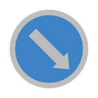 Keep Left Vector Flat Icon For Personal And Commercial Use.