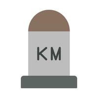 kilometer Vector Flat Icon For Personal And Commercial Use.