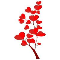 heart tree vector