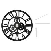 Mechanical clock and set the time you want vector