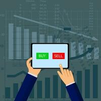 Stock market vector