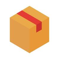 Parcel Vector Flat Icon For Personal And Commercial Use.