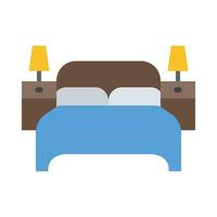 Bedroom Vector Flat Icon For Personal And Commercial Use.