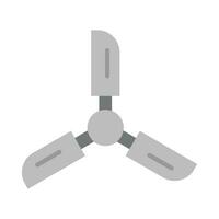 Ceiling Fan Vector Flat Icon For Personal And Commercial Use.