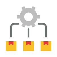 Workflow Vector Flat Icon For Personal And Commercial Use.