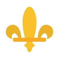 Fleur de lis Vector Flat Icon For Personal And Commercial Use.