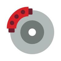 Brake Disk Vector Flat Icon For Personal And Commercial Use.