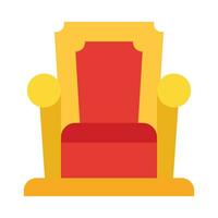 Throne Vector Flat Icon For Personal And Commercial Use.