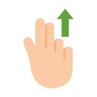 Scroll Up Vector Flat Icon For Personal And Commercial Use.