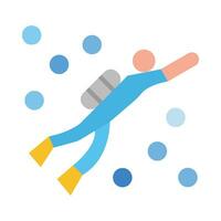 Dive Vector Flat Icon For Personal And Commercial Use.