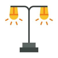 Street Light Vector Flat Icon For Personal And Commercial Use.