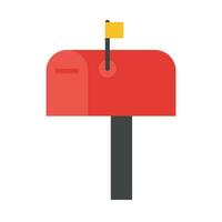 Mailbox Vector Flat Icon For Personal And Commercial Use.
