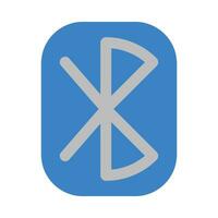 Bluetooth Vector Flat Icon For Personal And Commercial Use.