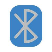 Bluetooth Vector Flat Icon For Personal And Commercial Use.