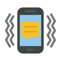 Vibration Vector Flat Icon For Personal And Commercial Use.