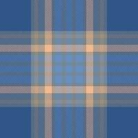 Plaid check pattern. Seamless fabric texture. Tartan textile print. vector