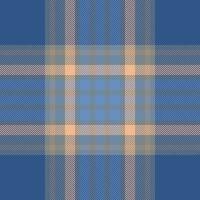 Plaid check pattern. Seamless fabric texture. Tartan textile print. vector