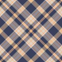 Plaid pattern vector. Check fabric texture. Seamless textile design for clothes, paper print. vector