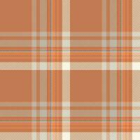 Plaid seamless pattern. Check fabric texture. Vector textile print.