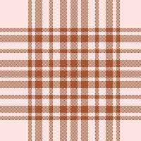 Plaid check pattern. Seamless fabric texture. Tartan textile print. vector