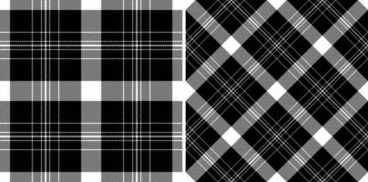 Pattern seamless plaid of background textile fabric with a check texture tartan vector. vector