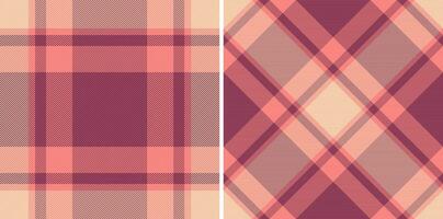 Plaid check vector of background seamless texture with a textile pattern fabric tartan.