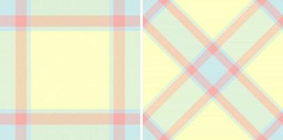 Fabric tartan background of textile plaid check with a seamless vector pattern texture.