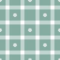 Tartan textile plaid of fabric check texture with a background pattern seamless vector. vector