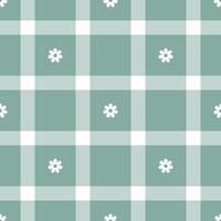 Tartan textile plaid of fabric check texture with a background pattern seamless vector. vector