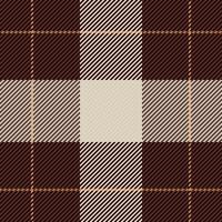 Tartan plaid texture of textile background vector with a check fabric seamless pattern.