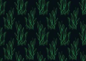 Floral pattern seamless background. Foliage and flower wallpaper design of nature. vector