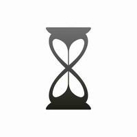 ai generado utilidad Servicio proveedor degradado línea logo. eficiencia negocio valor. reloj de arena sencillo icono. diseño elemento. ai Arte para corporativo marca, márketing vector