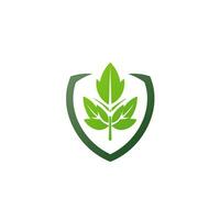 AI generated Low-emission vehicle filled gradient logo. Sustainability business value. Leaf and shield simple icon. Design element. Ai art for corporate branding, website vector