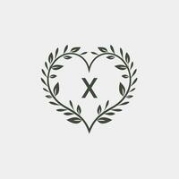 AI generated Holistic personal stylist glyph solid initial logo idea. Sustainable personalized consultant. Letters inside heart shape. Graphic design vector