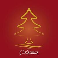 Simple Christmas tree background vector design suitable for Christmas themes.