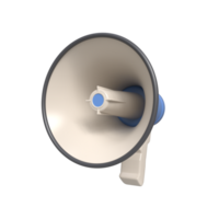 3D Realistic Megaphone Rendering - Amplify Your Message png